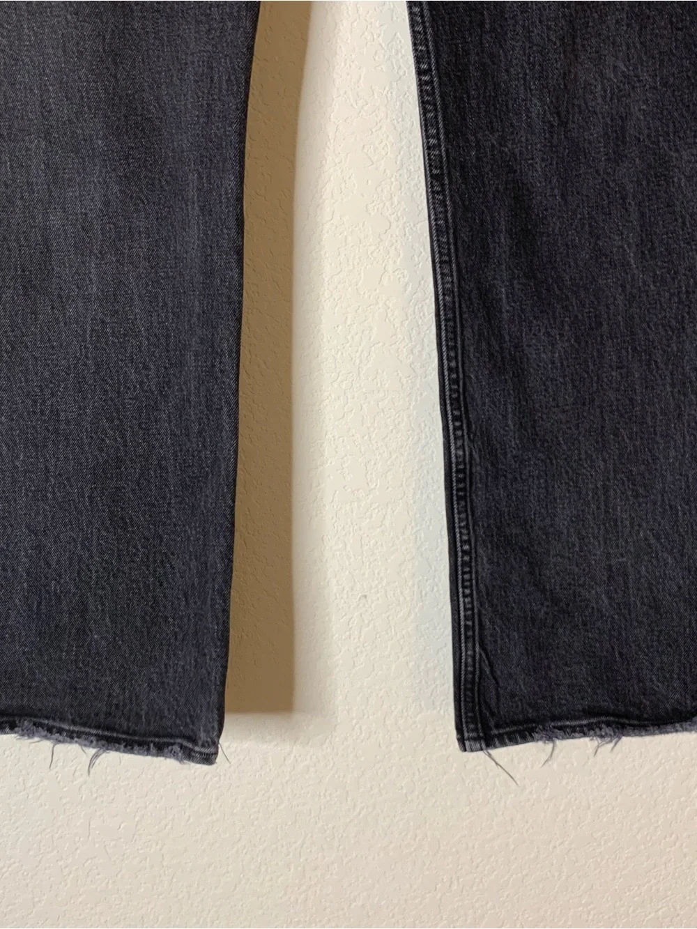 Abercrombie & Fitch Womens black the 90s baggy low rise button fly jeans 26/2 S